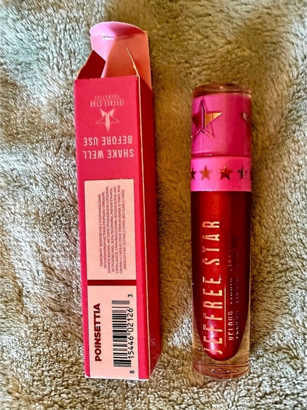Jeffree Star Cosmetics Velour Liquid Lipstick Poinsettia NWT - Picture 3 of 5